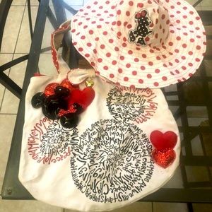 Walt Disney World - Minnie Mouse- Tote & Sunhat